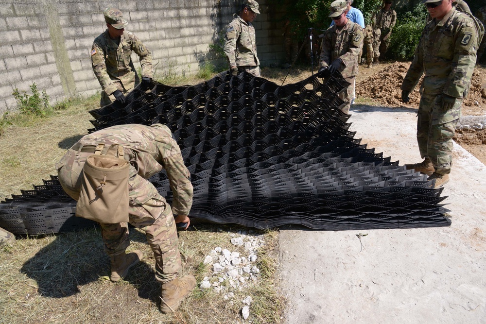 Airfield repair and Crater repair, 54th Brigade Engineer Battalion, 173rd Airborne Brigade 2018,Trecenta, Rovigo IT.