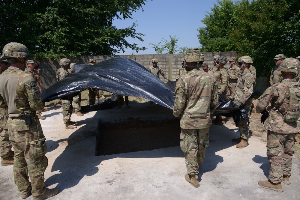 Airfield repair and Crater repair, 54th Brigade Engineer Battalion, 173rd Airborne Brigade 2018,Trecenta, Rovigo IT.