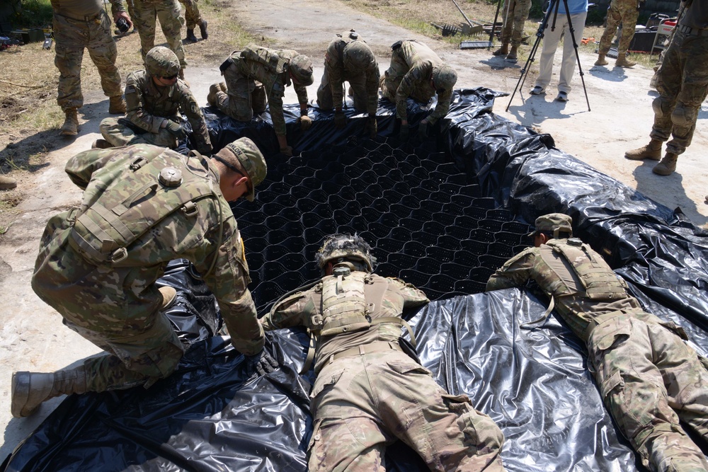 Airfield repair and Crater repair, 54th Brigade Engineer Battalion, 173rd Airborne Brigade 2018,Trecenta, Rovigo IT.