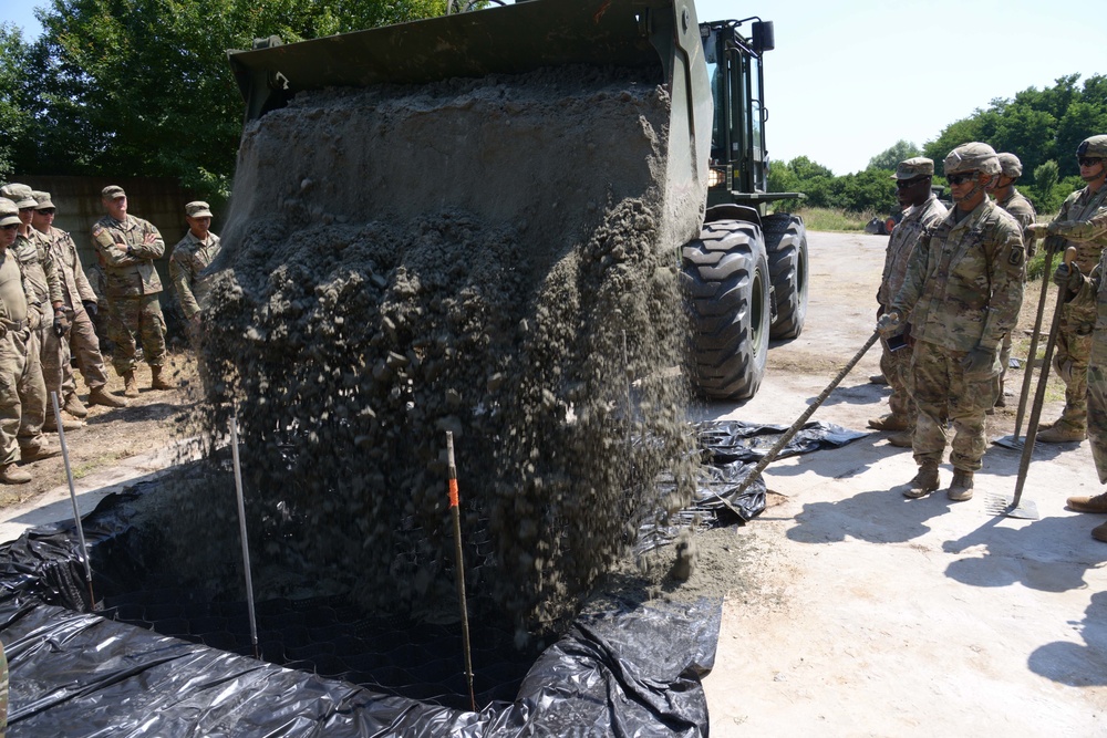 Airfield repair and Crater repair, 54th Brigade Engineer Battalion, 173rd Airborne Brigade 2018,Trecenta, Rovigo IT.