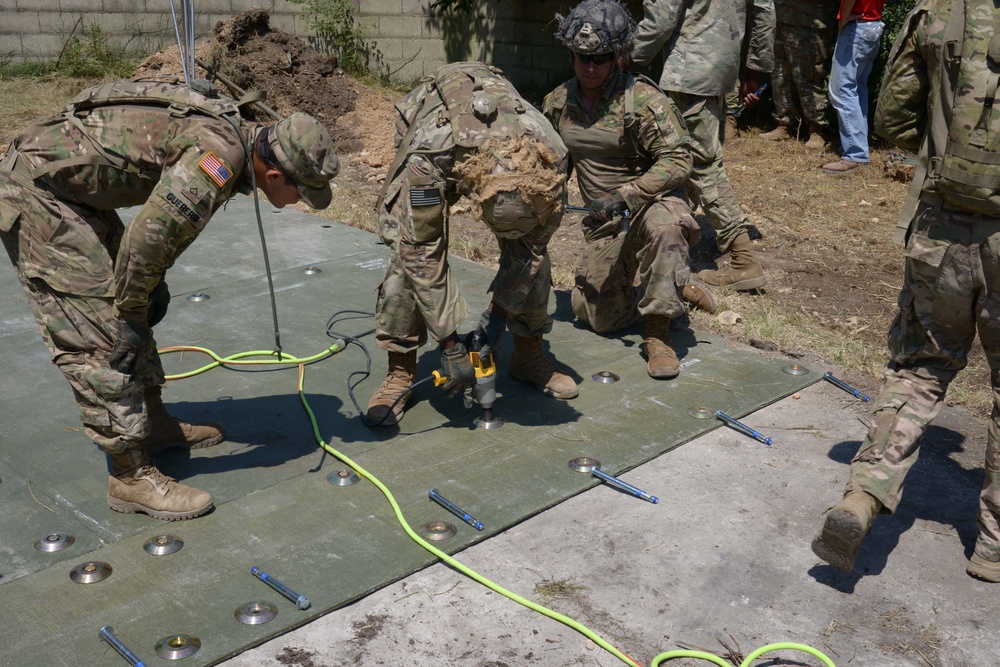 Airfield repair and Crater repair, 54th Brigade Engineer Battalion, 173rd Airborne Brigade 2018,Trecenta, Rovigo IT.