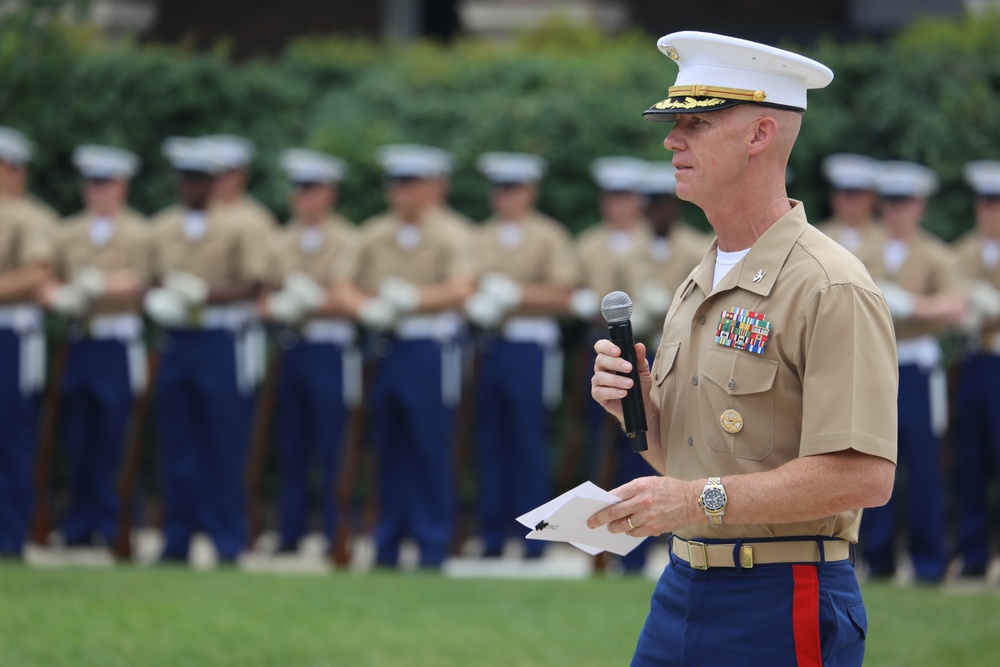 Marine Barracks Washington D.C. Change of Command Ceremony 06.20.2018