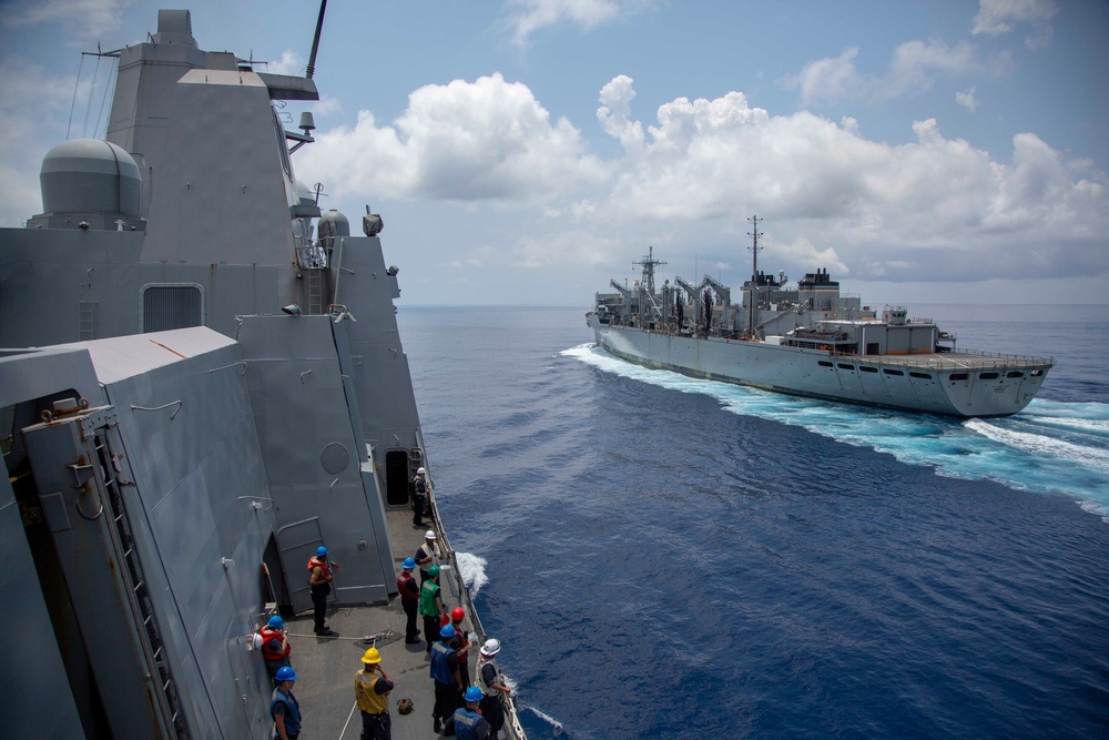 USS Arlington Replenishment at Sea (RAS)