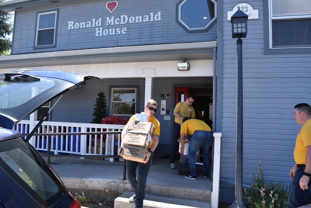 Navy Week Sailors Help Ronald McDonald House