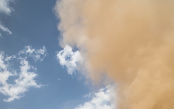 U.S. Marines resupply FB UJ in fight against ISIS