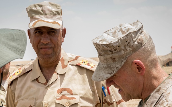 U.S. Marines resupply FB UJ in fight against ISIS