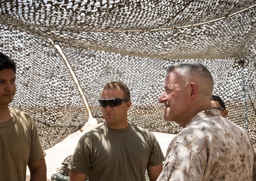 U.S. Marines resupply FB UJ in fight against ISIS