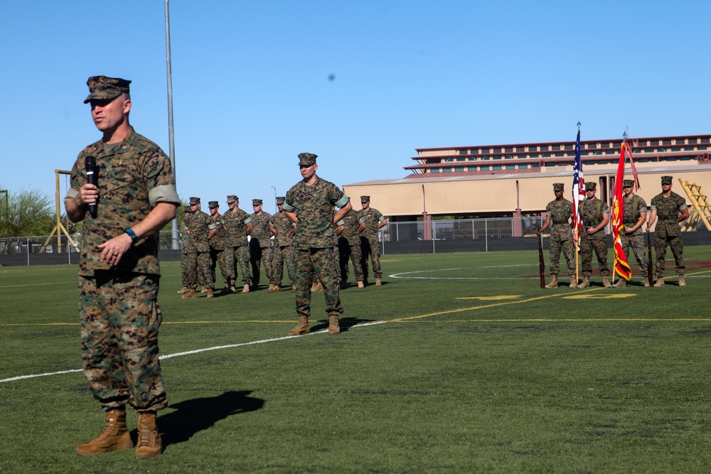 VMFT-401 Change of Command