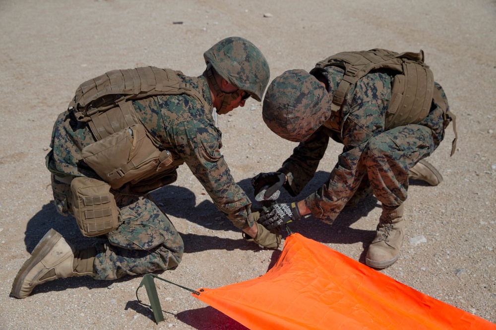 MAGTF-23 Marines train on machine gun weapon systems at ITX 4-18