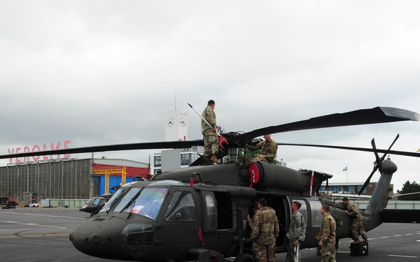 4th Combat Aviation Brigade arrives in Rotterdam