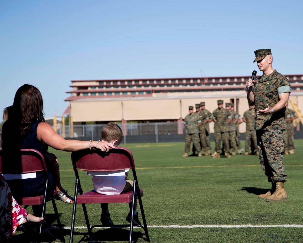 VMFT-401 Change Of Command Ceremony