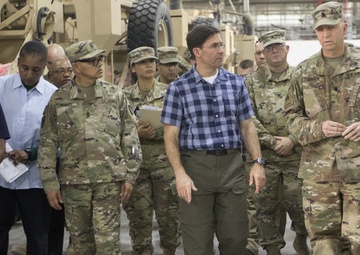 Secretary of the Army Visits Camp Arifjan