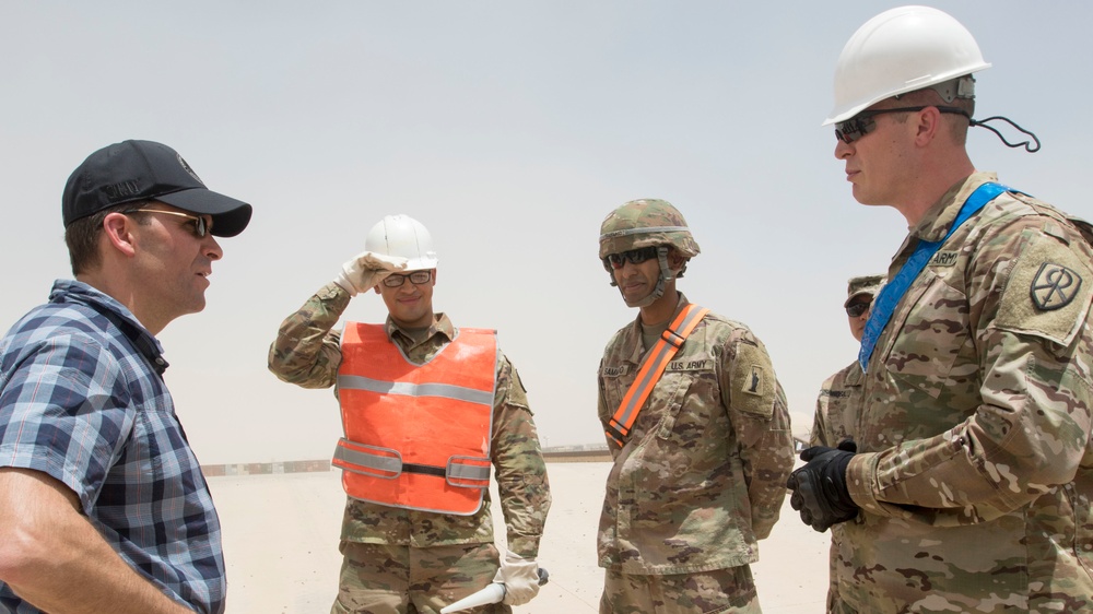 Secretary of the Army Visits Camp Arifjan