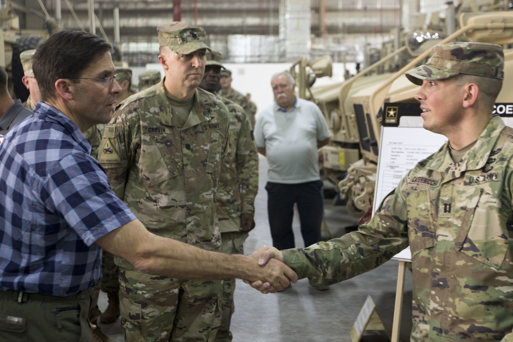 Secretary of the Army Visits Camp Arifjan