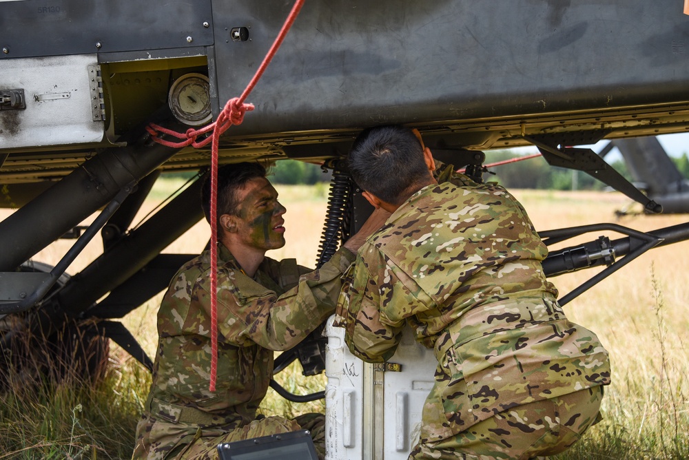 Saber Strike 18, Keeping Choppers Flying