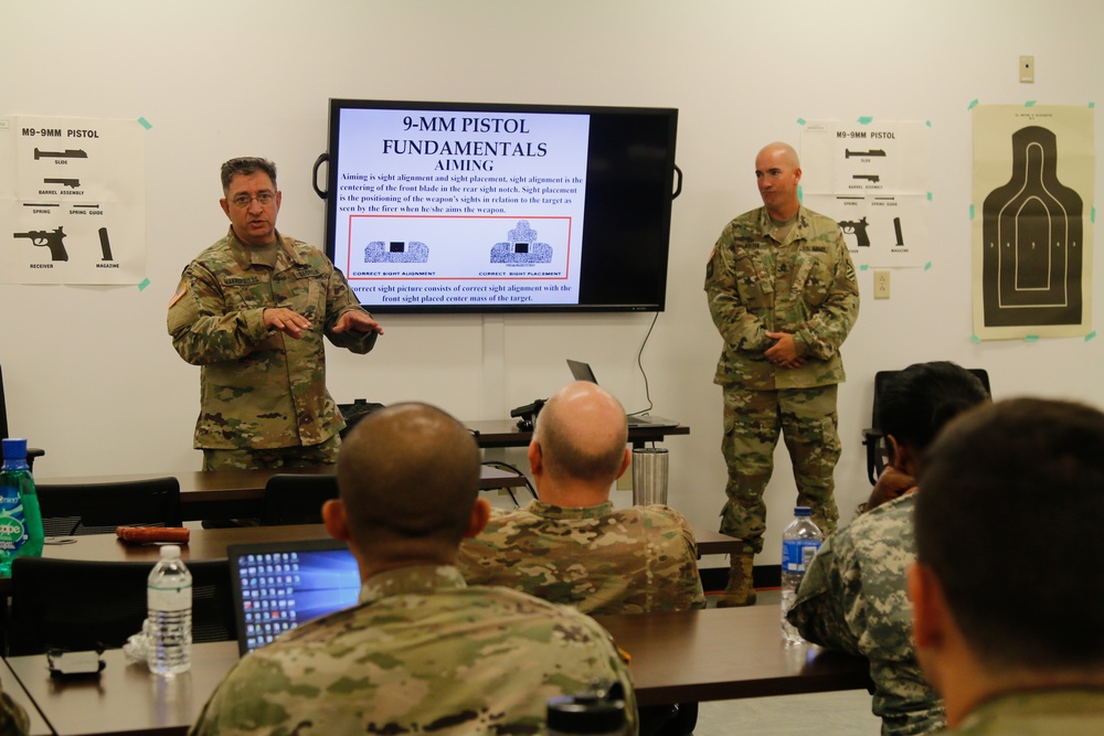 Preliminary marksmanship instruction