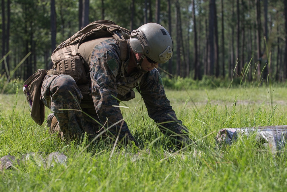 EOD Marines disable simulated VBIED