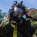 EOD Marines suit up for a simulated chemical threat