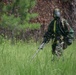 EOD Marines suit up for a simulated chemical threat