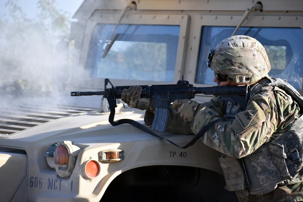 Convoy protection live-fire: 504th Composite Supply Company practices for worst case
