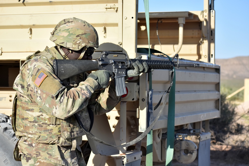 Convoy protection live-fire: 504th Composite Supply Company practices for worst case