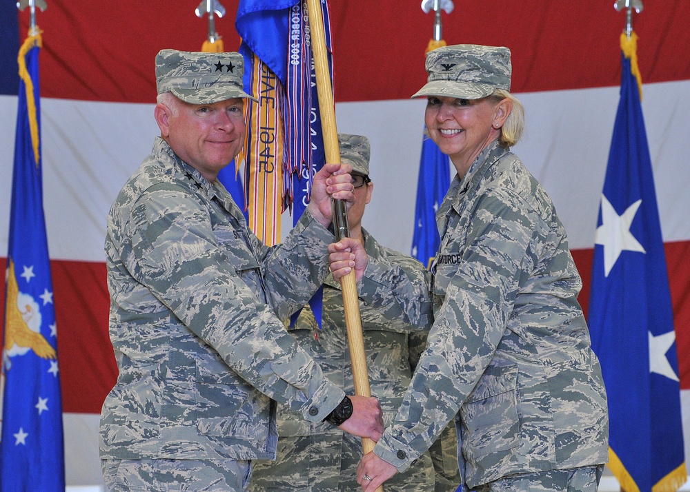 Missile wing holds change of command ceremony