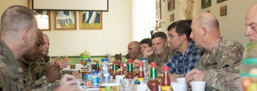 Secretary of the Army Visits Camp Arifjan