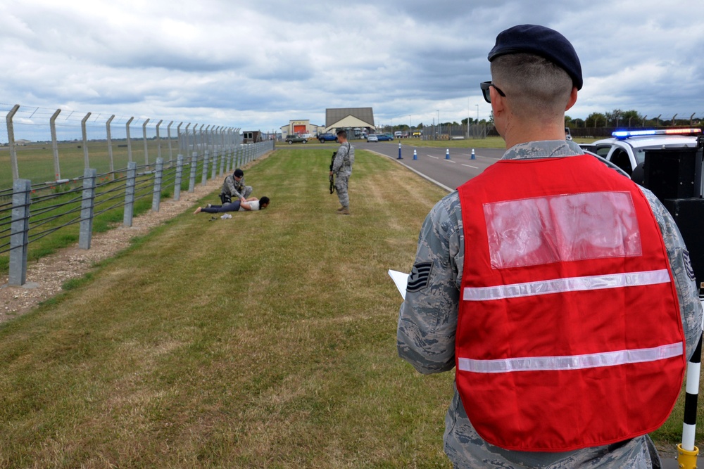 RAF Mildenhall runs security exercise
