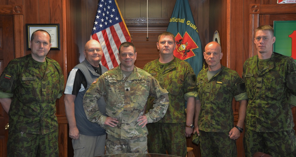 Fort Indiantown Gap hosts range exchange with Lithuanian partners