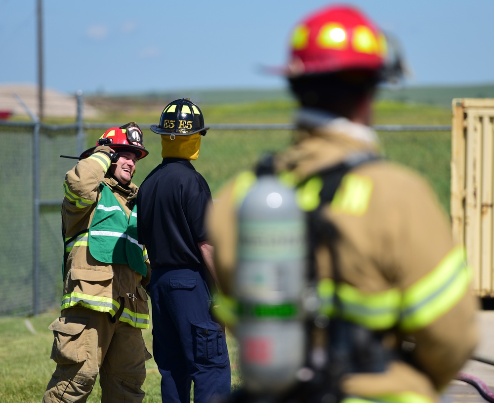 Ellsworth and RCFD train at 700 degrees
