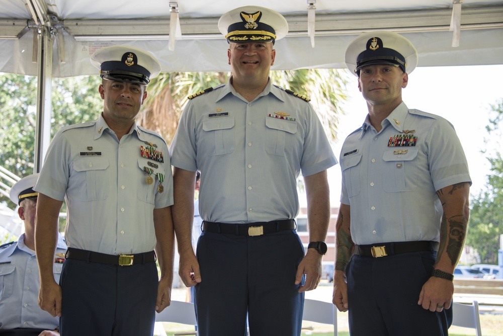 Coast Guard Station Charleston conducts change of command ceremony