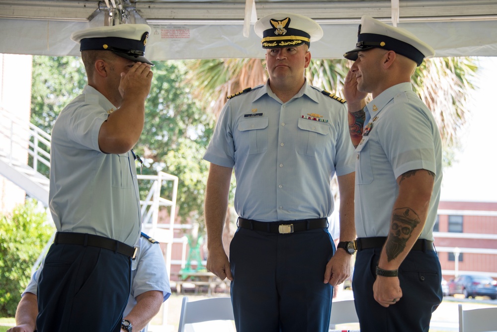 Coast Guard Station Charleston conducts change of command ceremony