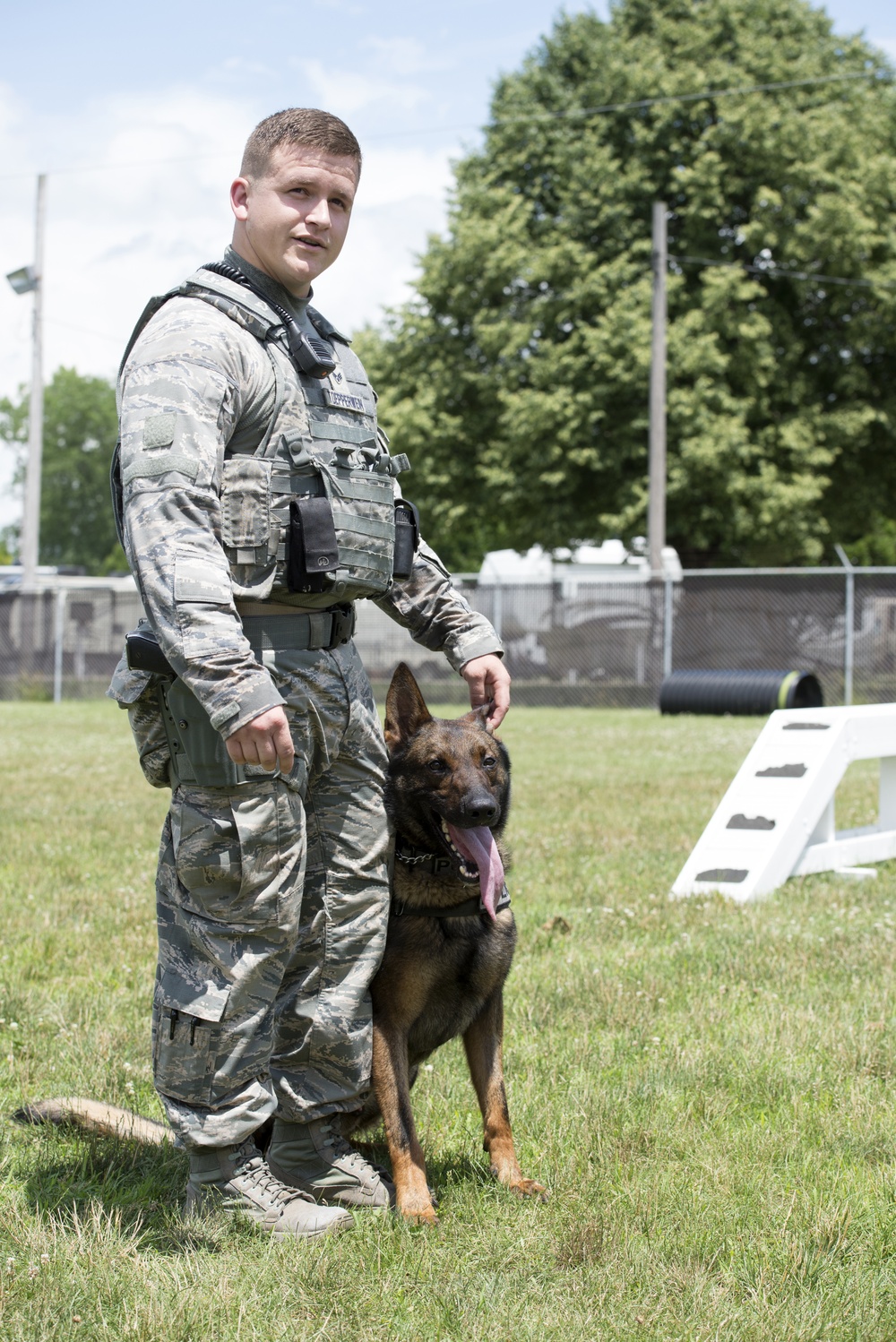 Meet MWD Kerry, the 88th Security Forces Squadron newest K9 recruit