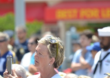 Crowd at Midway Commemoration