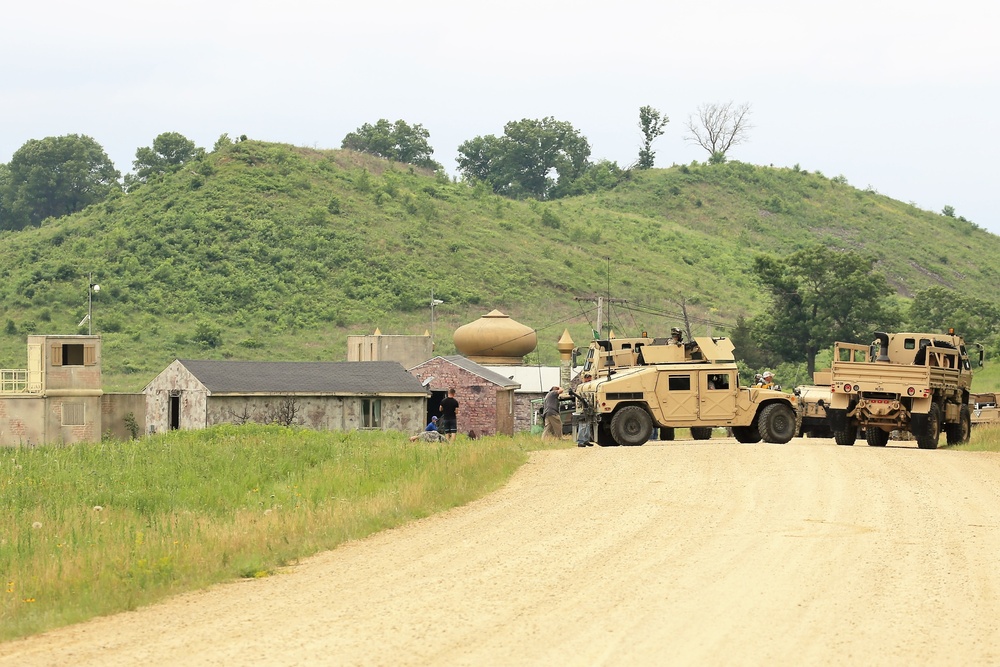 Engineer, convoy ops training for CSTX 86-18-04 at Fort McCoy