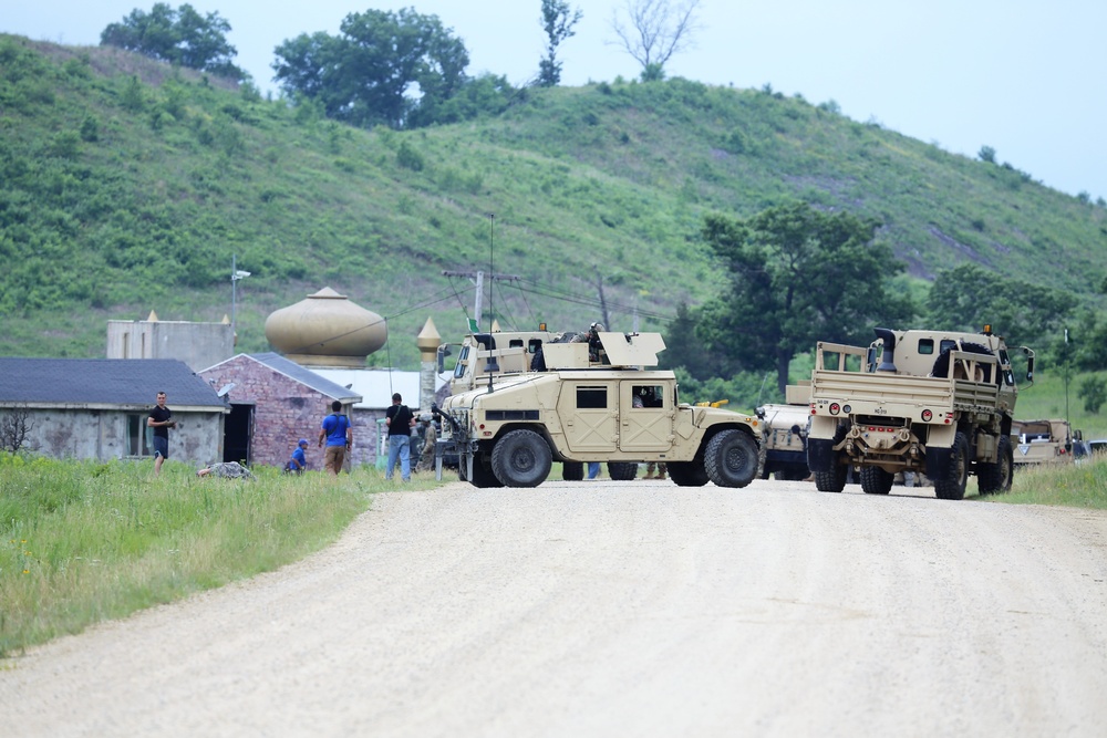Engineer, convoy ops training for CSTX 86-18-04 at Fort McCoy