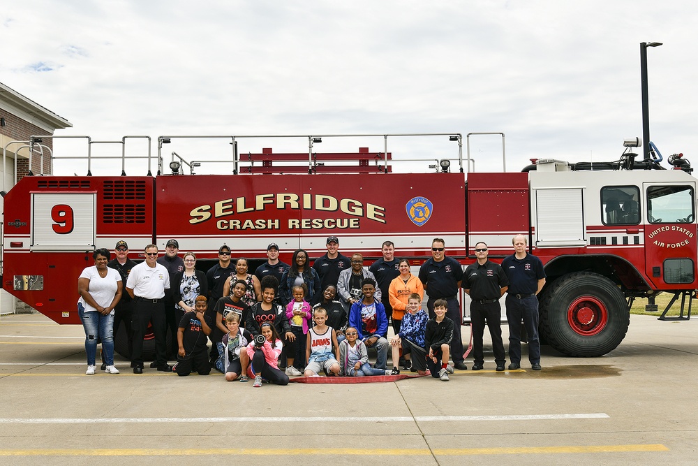 127th Wing Fire Department host Wigs for Kids