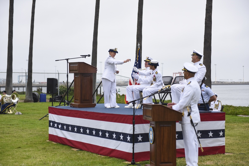 Coast Guard Sector Los Angeles-Long Beach Change of Command ceremony