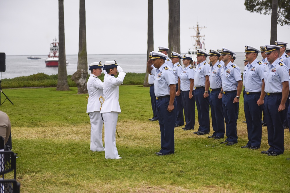 Coast Guard Sector Los Angeles-Long Beach Change of Command ceremony