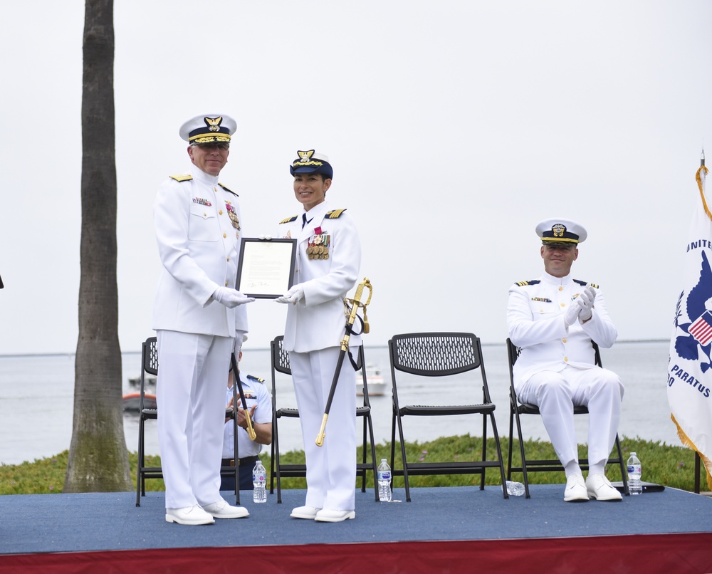 Coast Guard Sector Los Angeles-Long Beach Change of Command/ Capt. Charlene Downey Retirement