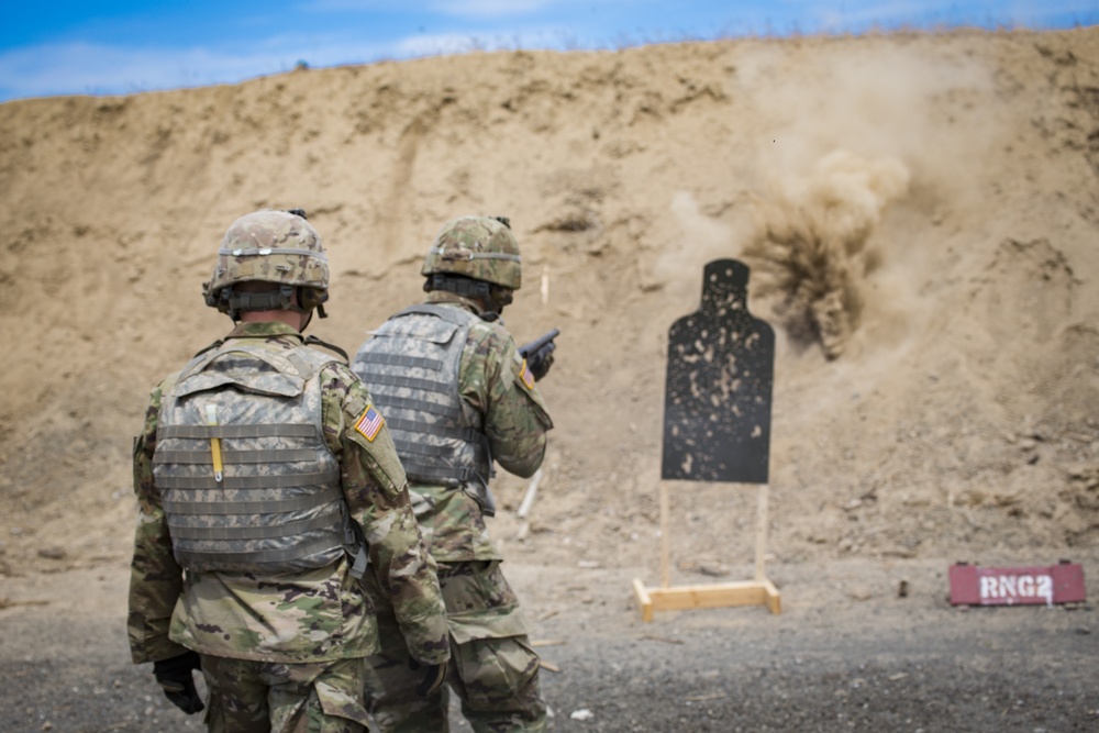 81st SBCT conduct short range marksmanship training