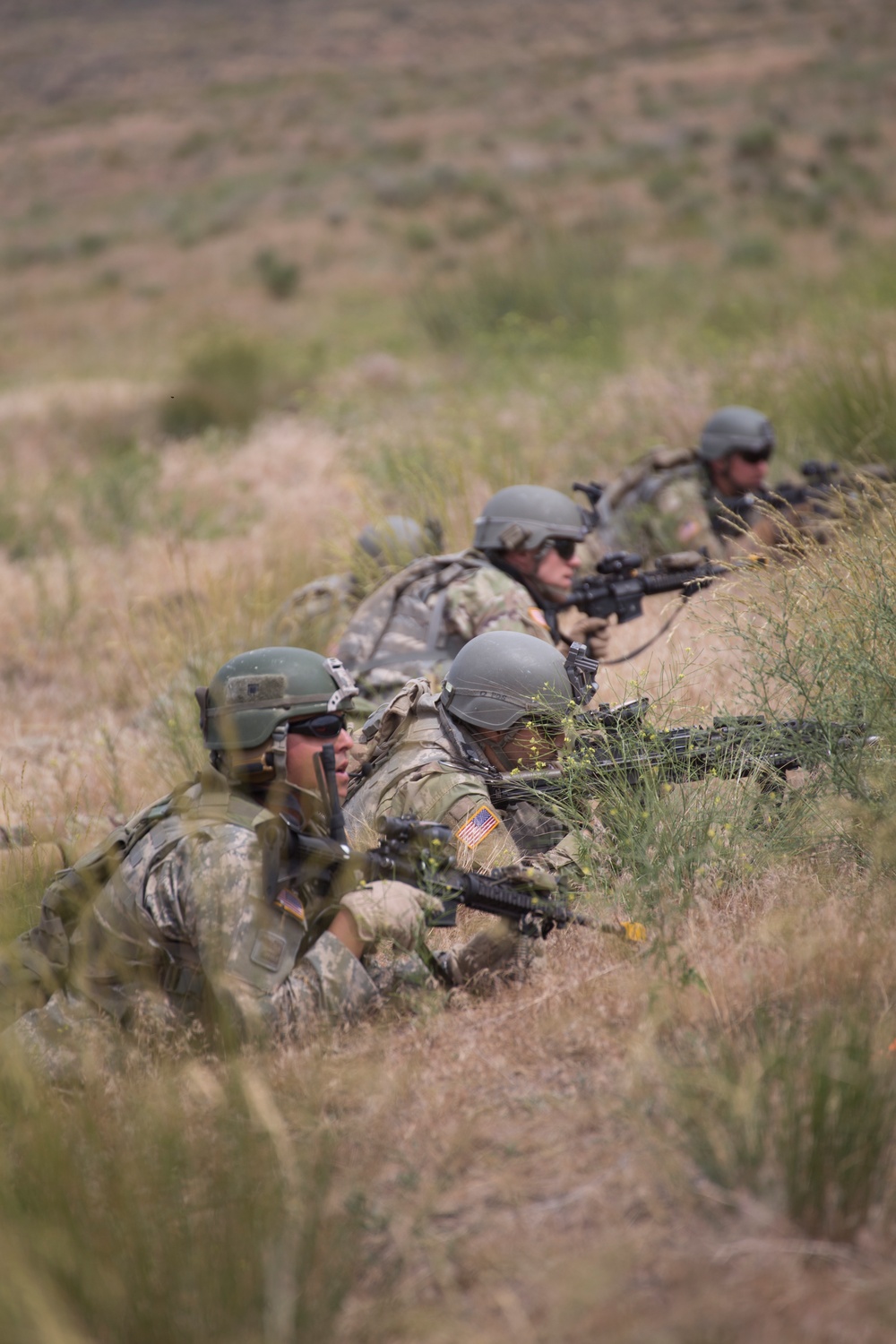 Charlie Company, 1st Battalion, 161st Infantry Regiment, 81st Stryker Brigade prepare for live fire training.