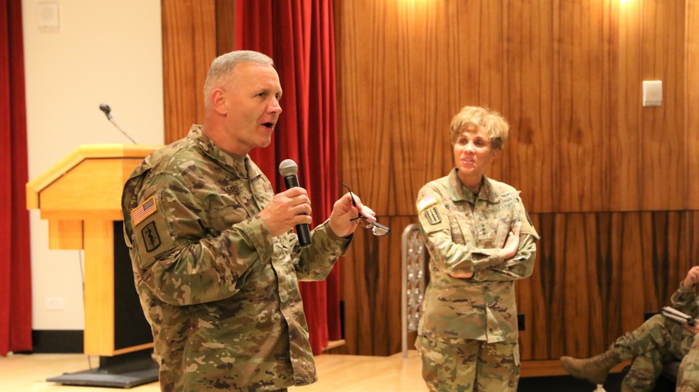 RHC-P CG addresses staff at Army Surgeon General town hall