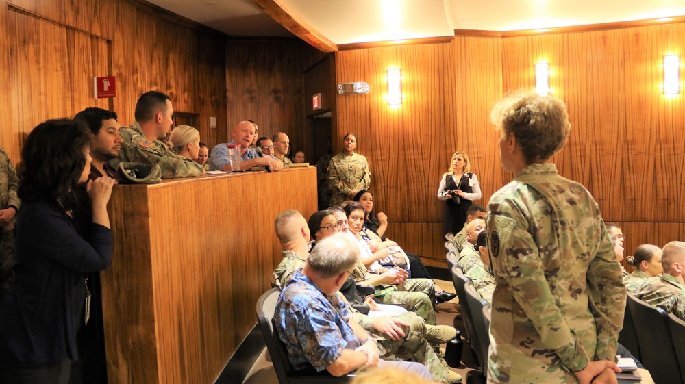 Army Surgeon General holds town hall