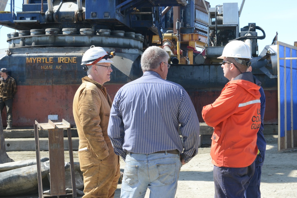 Coast Guard conducts dredge vessel inspections in Nome, Alaska