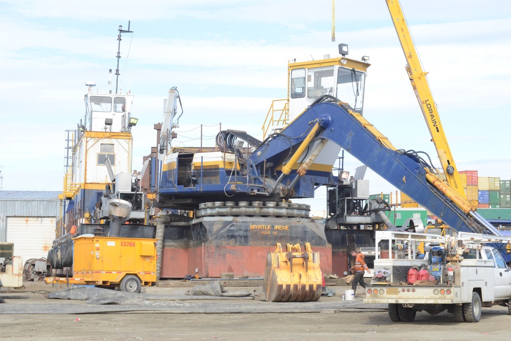 Coast Guard conducts dredge vessel inspections in Nome, Alaska