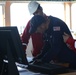 Coast Guard marine inspector conducts foreign tank vessel inspection in Norton Sound near Nome, Alaska