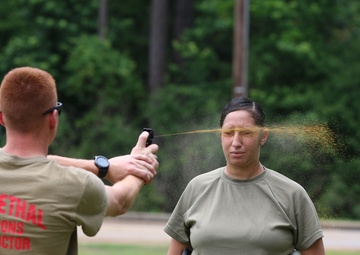 661st MP's MACH, Taser and OC Spray Training