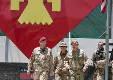 Chief of Staff for Resolute Support visits with Kabul Security Force