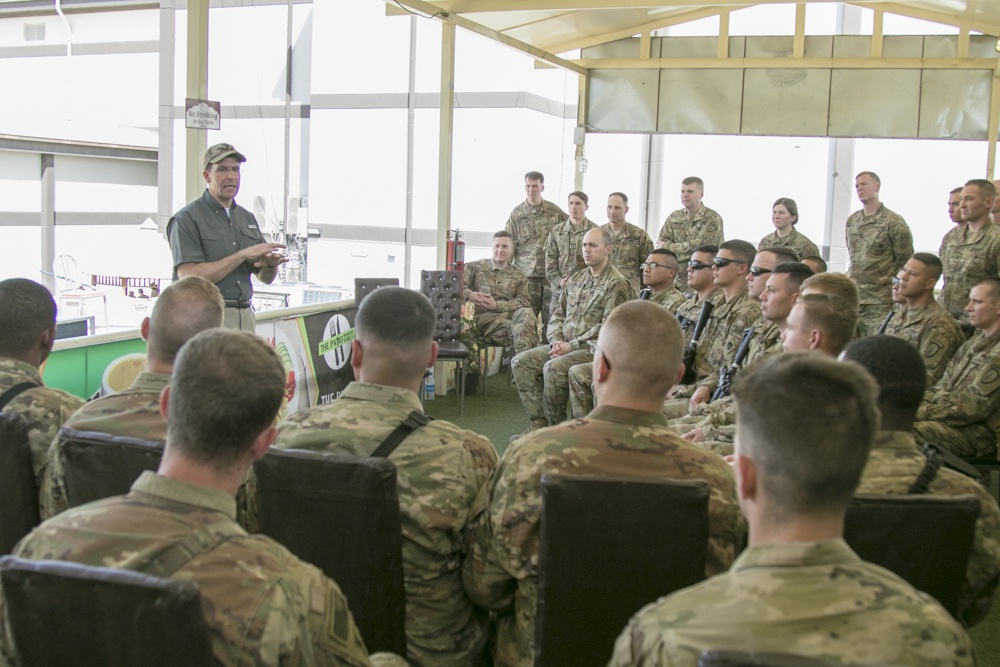 US Secretary of the Army visits members of Kabul Security Force